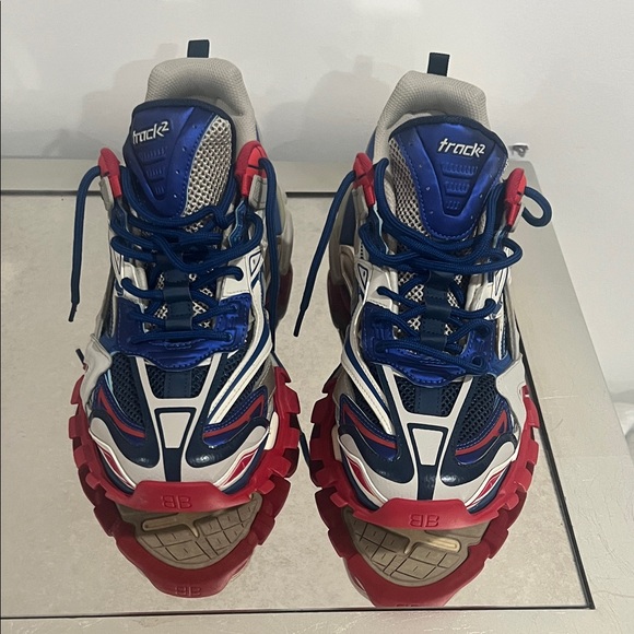Balenciaga Multicolor Track Sneakers - Picture 1 of 9